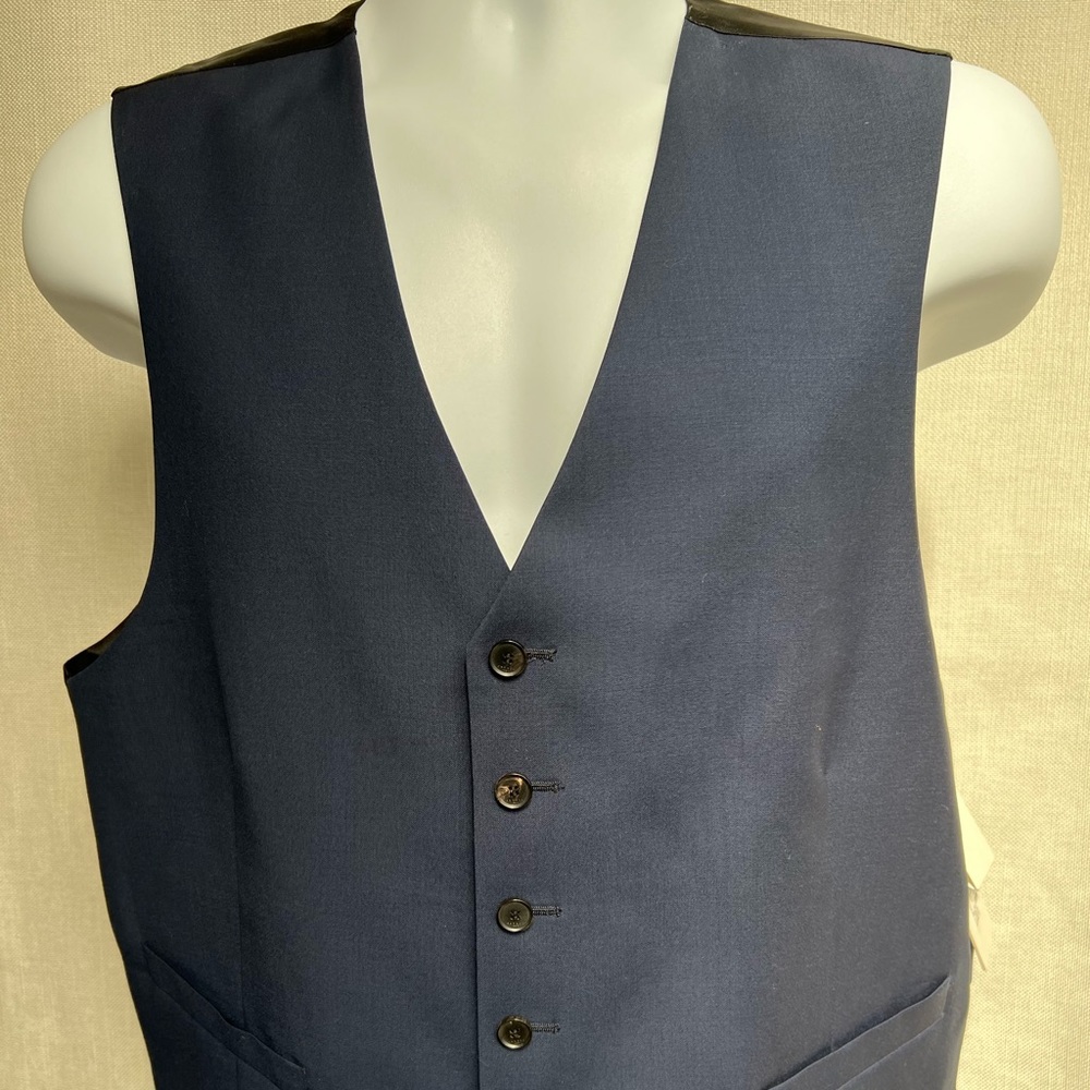 New Men’s “Sandro Paris” Blue Vest